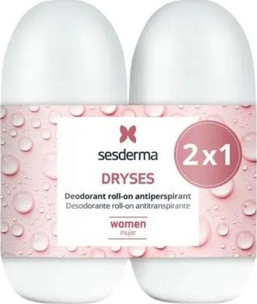 Sesderma Pack Dryses Deodorant Antiperspirant Roll On For Women 2x75ml