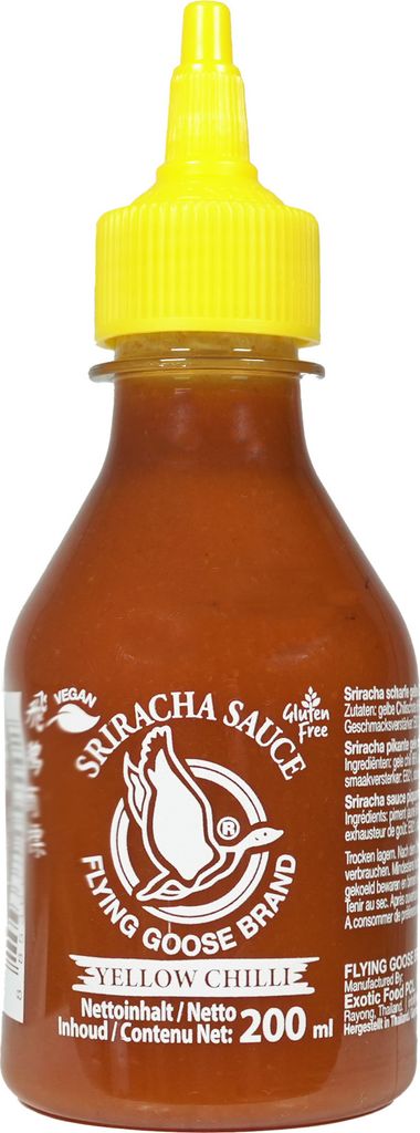 FG Sriracha Chilisauce mit gelben Chilis 200ml