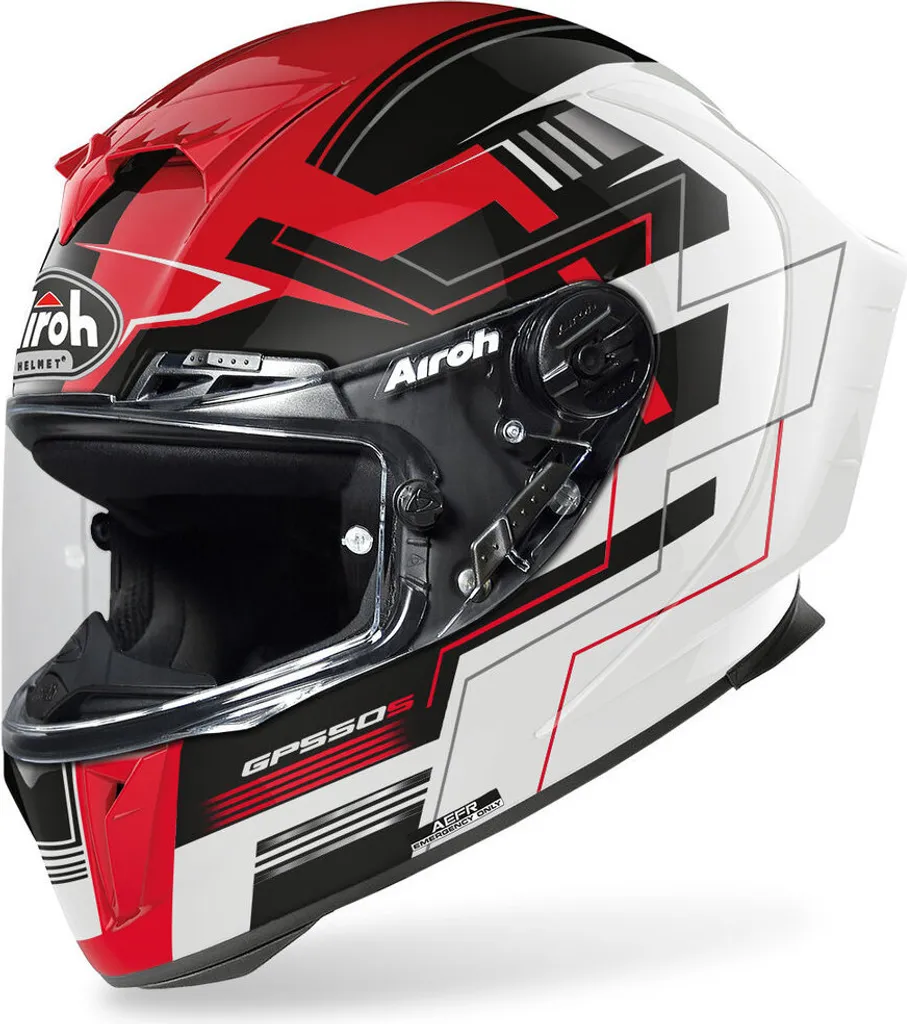 Casque Moto Airoh GP 550S Challenge Ultra Léger avec Visière Racing XL