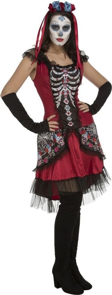 Verkleidung für Erwachsene My Other Me Sugar Totenkopf (3 Stücke) - M/L
