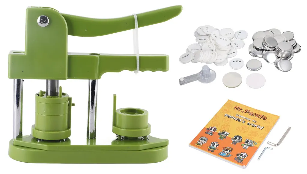 Machine à badges personnalisés pour activités en famille et 100 kits