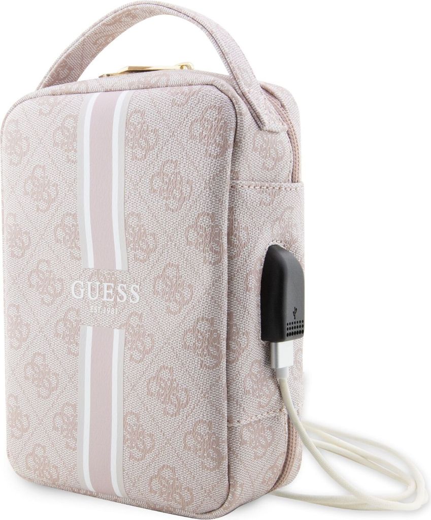 Guess 4G Printed Stripes Guhbp4Rpsp Koffer-Organizer-Tasche - Rosa