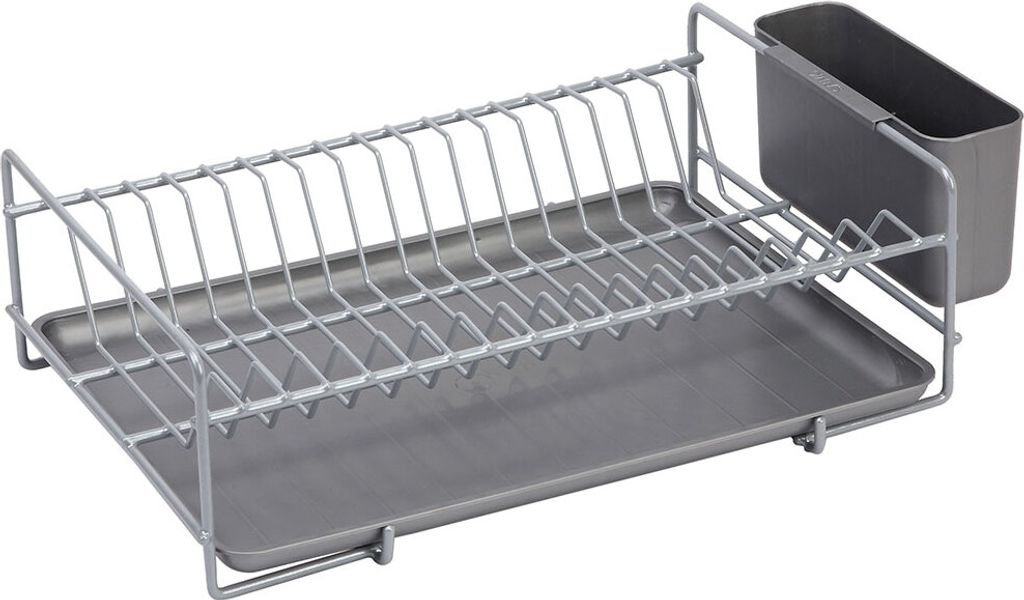 Sauvic Flacher Geschirrabtropfer Silber Silber One Size