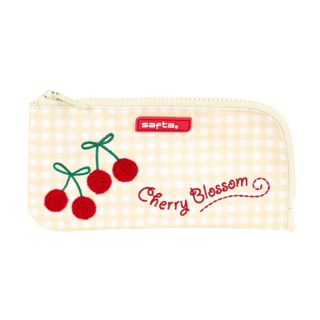 Astuccio Safta Cherry Beige 23x11x1 cm - L'Originale per la Scuola