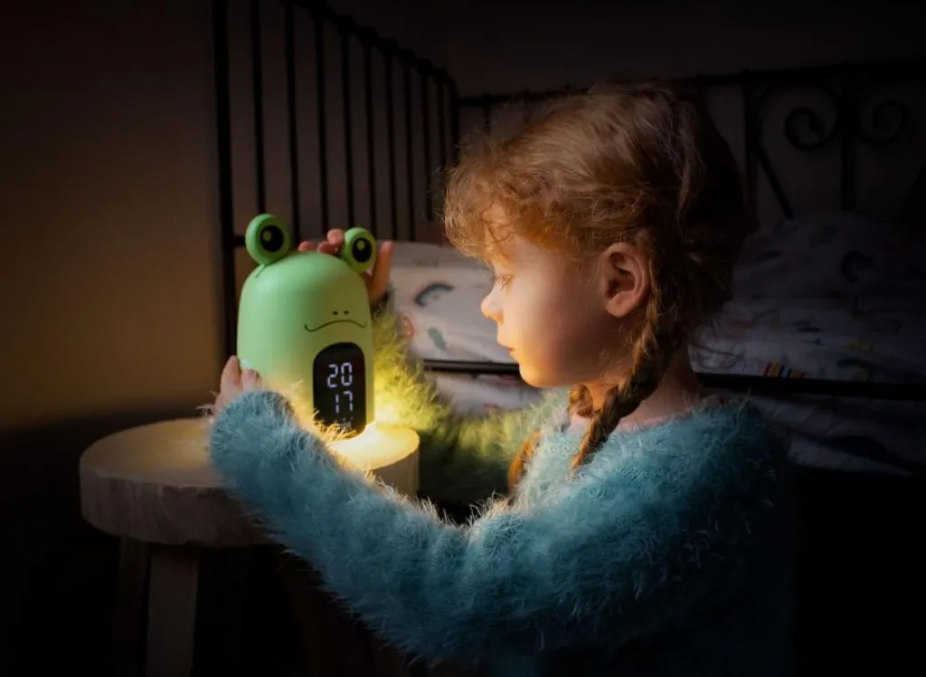 Réveil Éducatif Lapin pour Enfant avec LED Bleu et Alarmes Buzzers - 15
