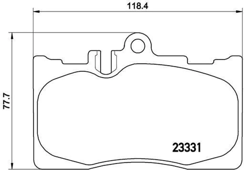Brembo P 83 058 Plaquettes de Frein OE 044650W06000 pour Lexus LS F3