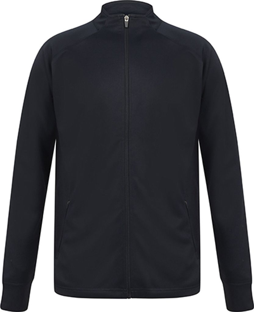 Finden+Hales LV871 | Herren Jacke Adults Knitted Tracksuit Top - Farbe: Navy - Größe: 3XL