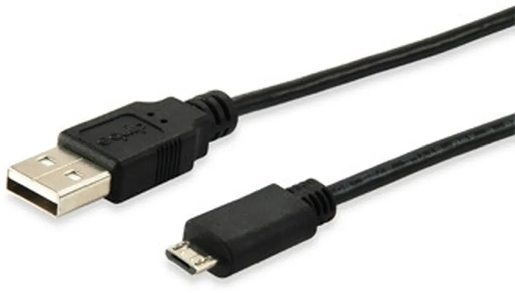 Equip 128594 cavo USB USB 2.0 1 m USB A Micro-USB B Nero