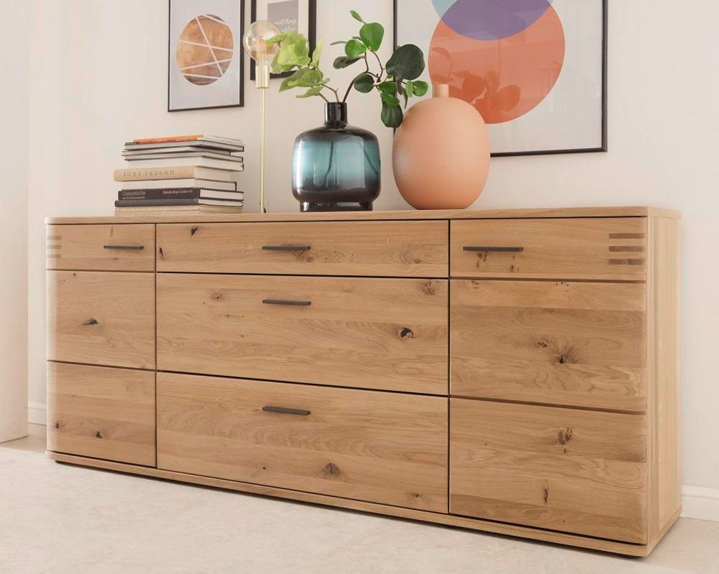 Sideboard Salvador | Balkeneiche Bianco Produktbild 