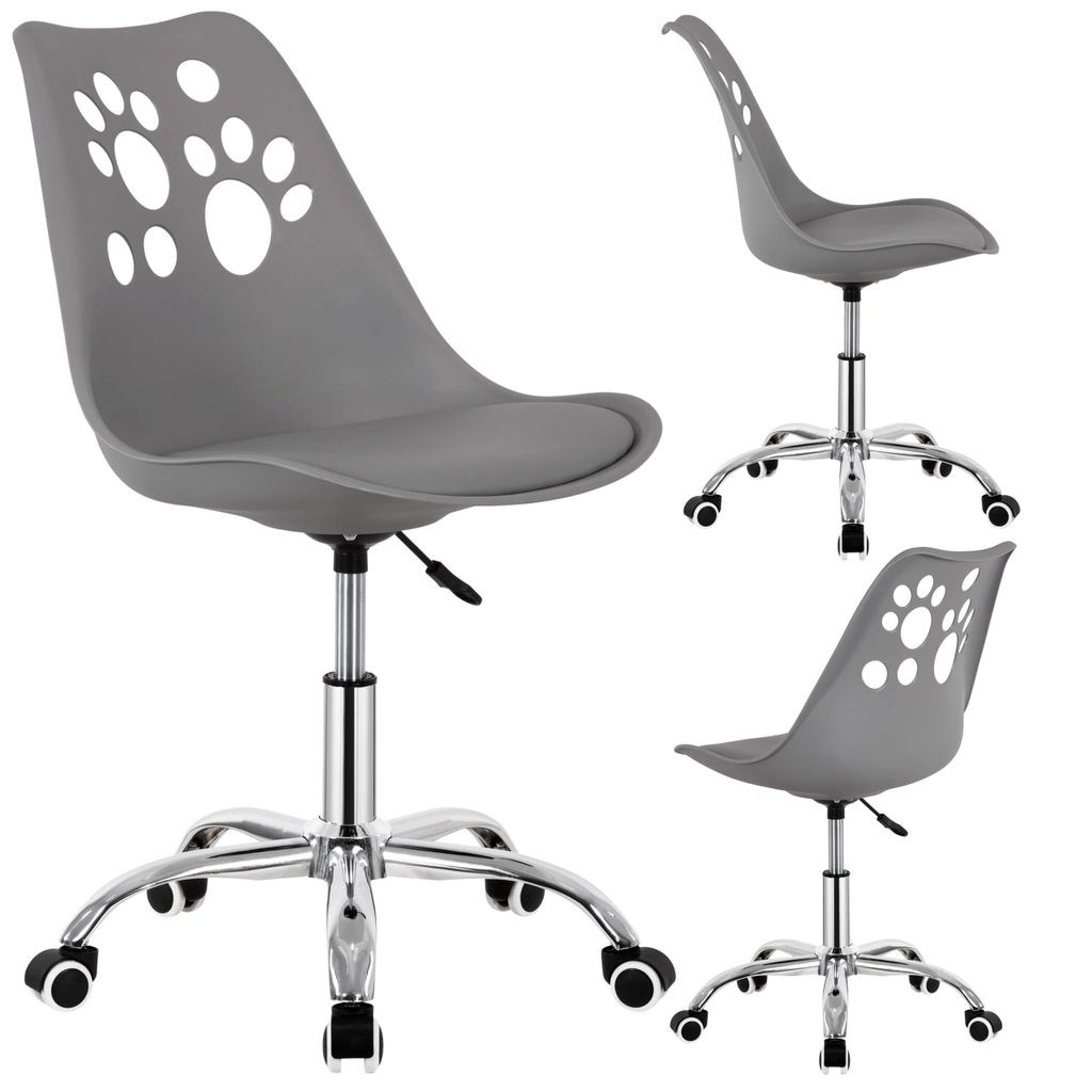 Springos® Bürostuhl Drehstuhl Grau Ergonomisch Produktbild 