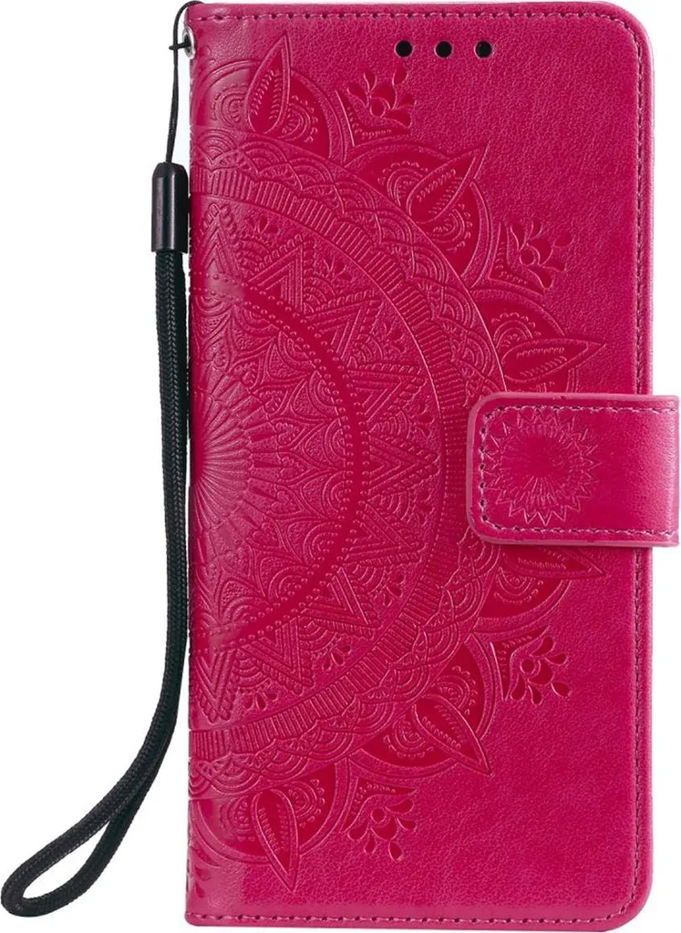 Guxira Cover Protettiva Pelle per iPhone 11, Silicone Custodia A Libro Portafoglio Flip Case con Antiurto Magnetica Slot Carte per Ragazze Donne - Rosa
