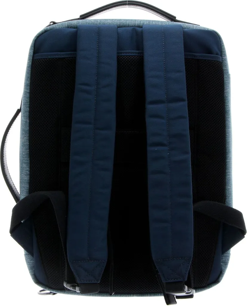 Fossil Buckner Sac à Dos Ordinateur Portable Bleu Multicolore en Toile - 4