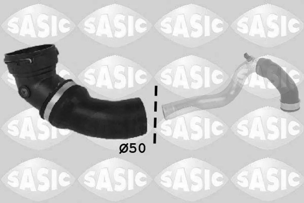 SASIC 3336152 Tubo Intercooler BMW E46 330d OE 11617799398 Alta Qualità