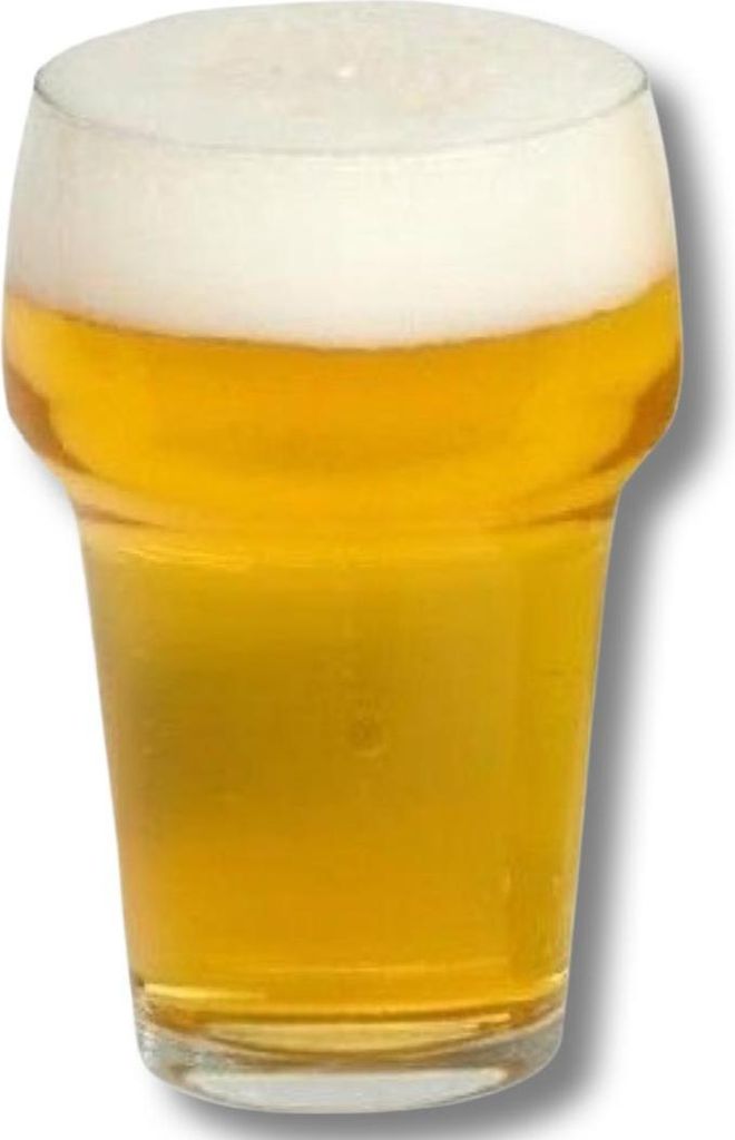 Bierglas, vollfarbig, zum Aufbügeln, groß