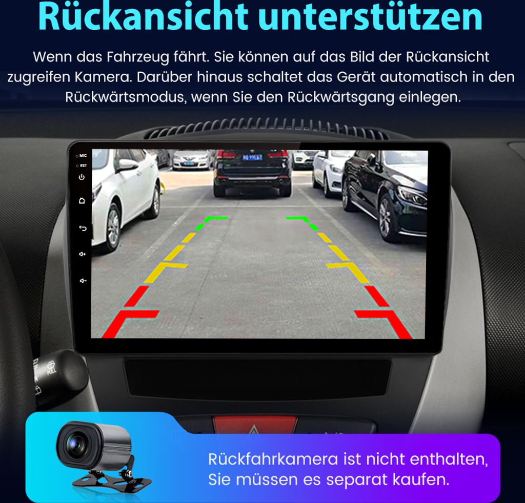 10" Android 12 Autorádio Carplay GPS Navi WiFi BT DAB+ SWC Obrázok produktu 7