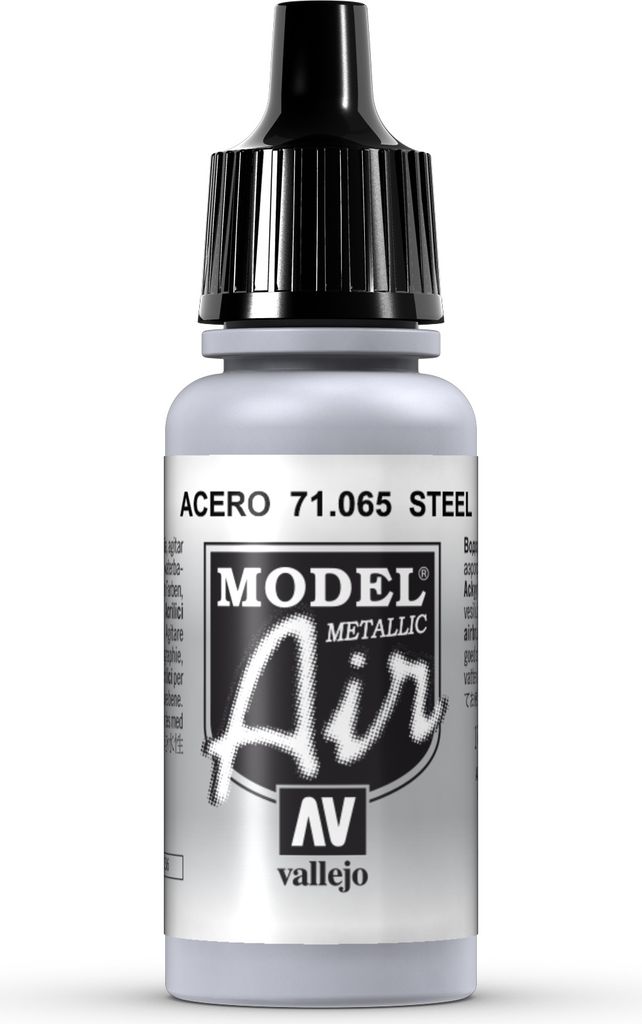 Vallejo MA065 MA065 Steel - Stahl Modell Air Produktbild 