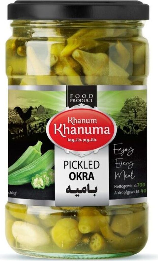 Khanum Khanuma - Eingelegte Okraschoten Sauer 400gr Produktbild 