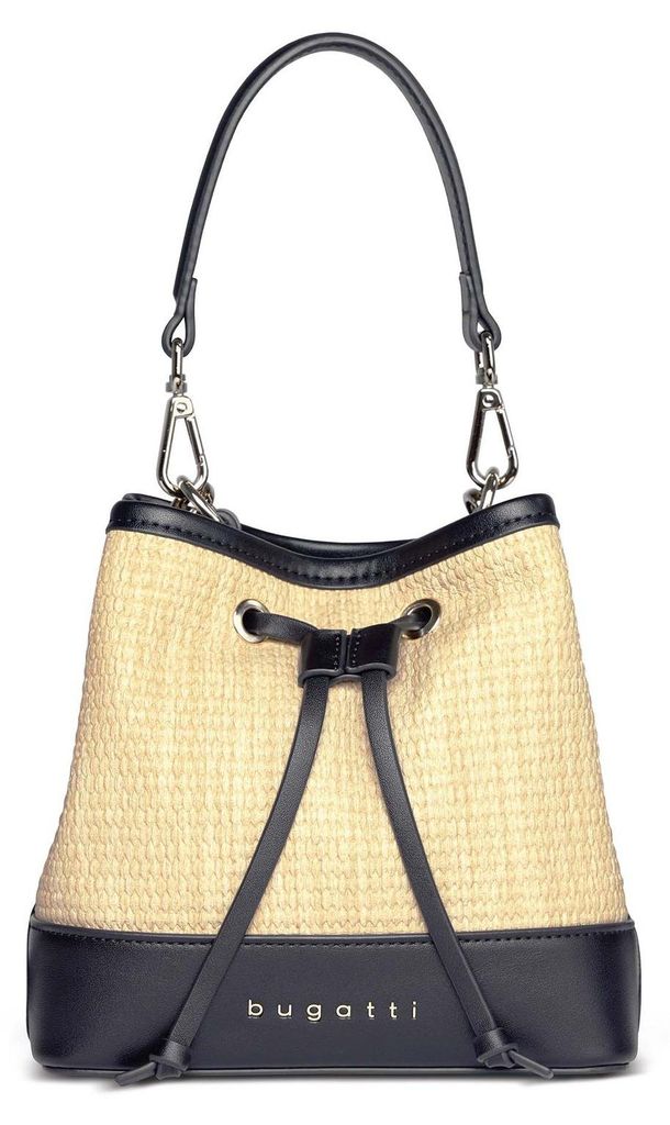 bugatti Handtasche Umhängetasche Isa Bucket Bag Beige