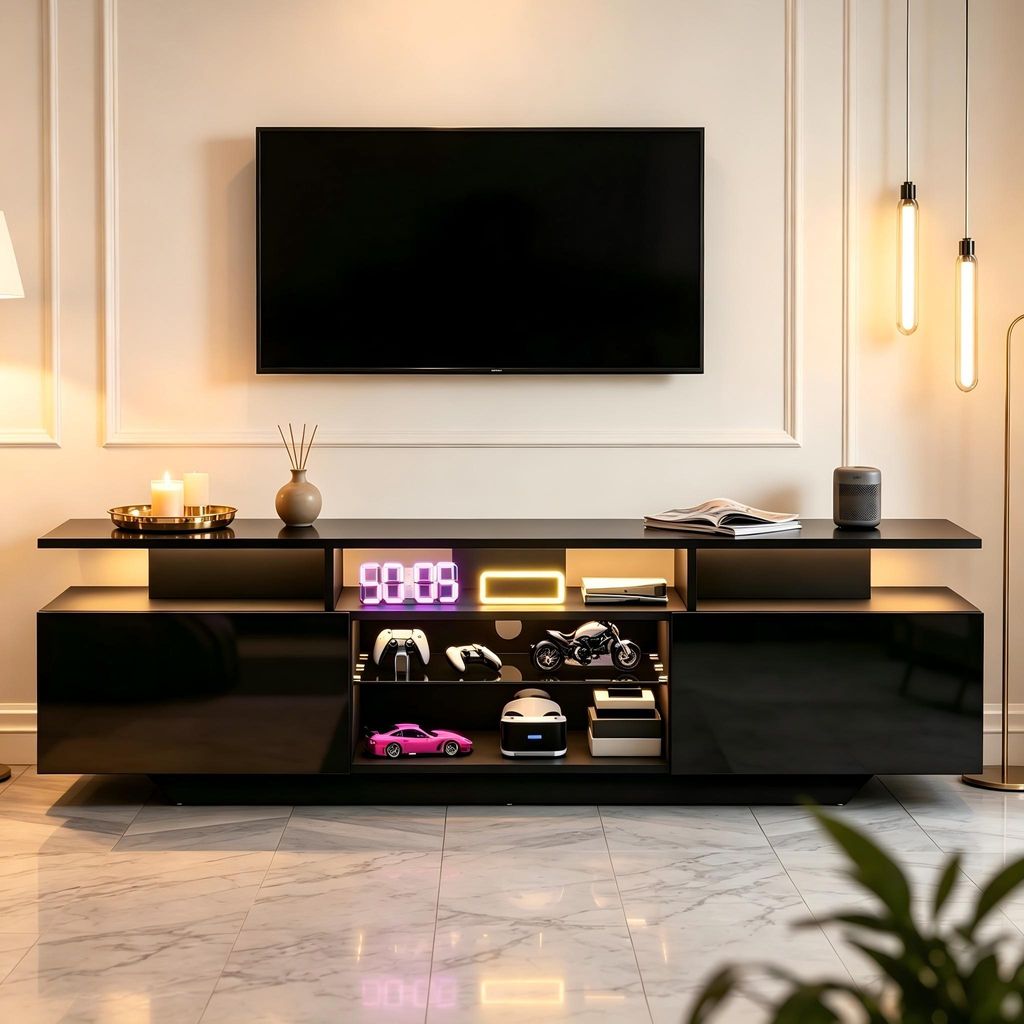 Mobile TV Merax da 160 cm con illuminazione LED Immagine del prodotto 