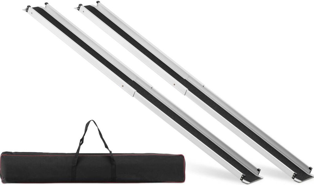 Expondo MSW Auffahrrampe - zusammenschiebbar - 120 x 19 cm - 272 kg - 2 Stück