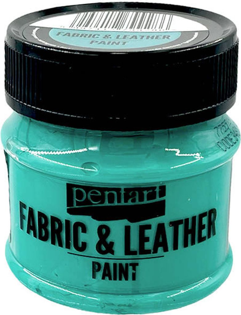 PENTART - Farbe für Textil und Leder - türkis 50 ml