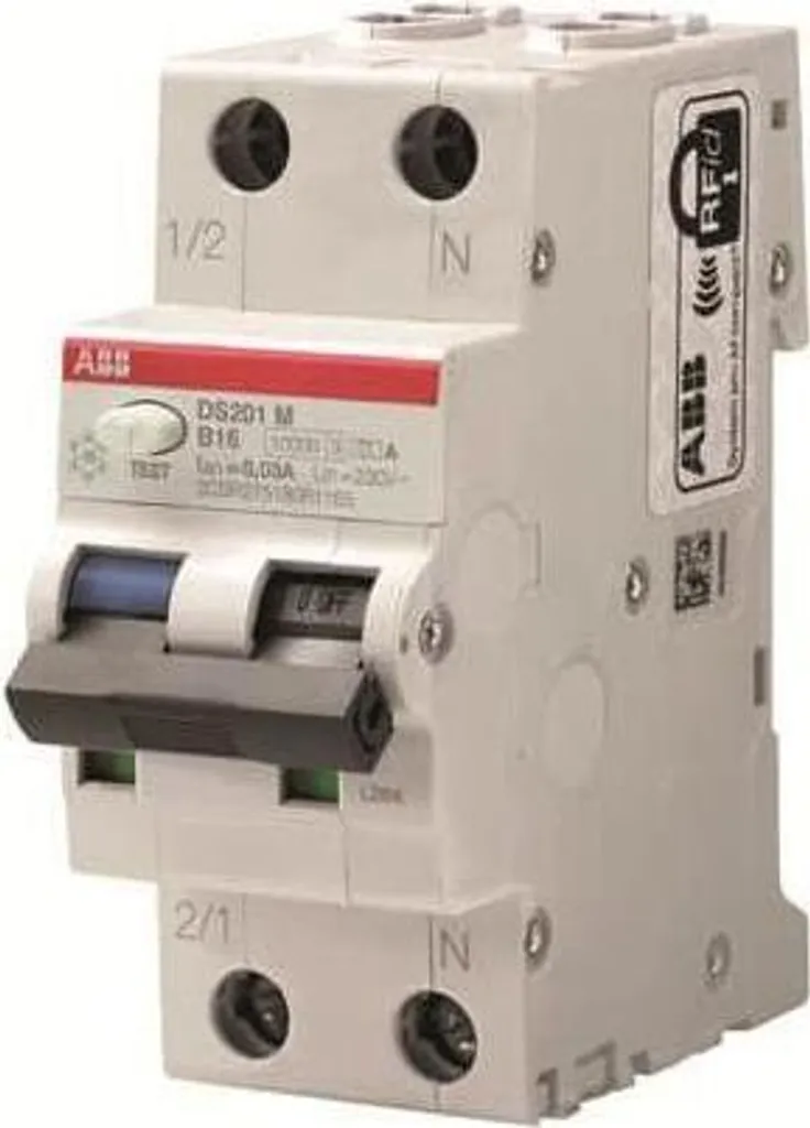 Protection tableau électrique ABB DS201 M C25 1P+N pour maison et pro