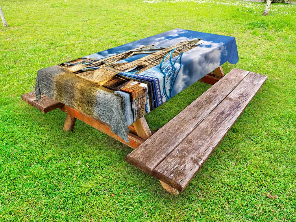 Tovaglia Picnic London 145x210 cm Abakuhaus Lavabile Esterno