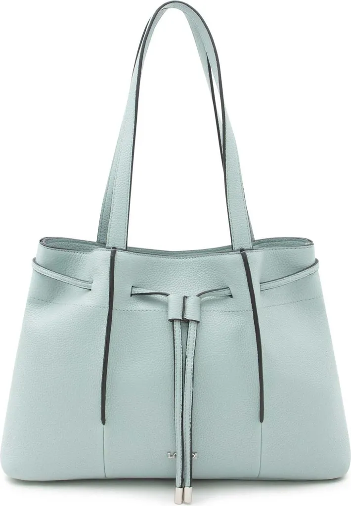 L.CREDI borsa shopper borsa a tracolla Rahmi Shopper Mint Blue menta