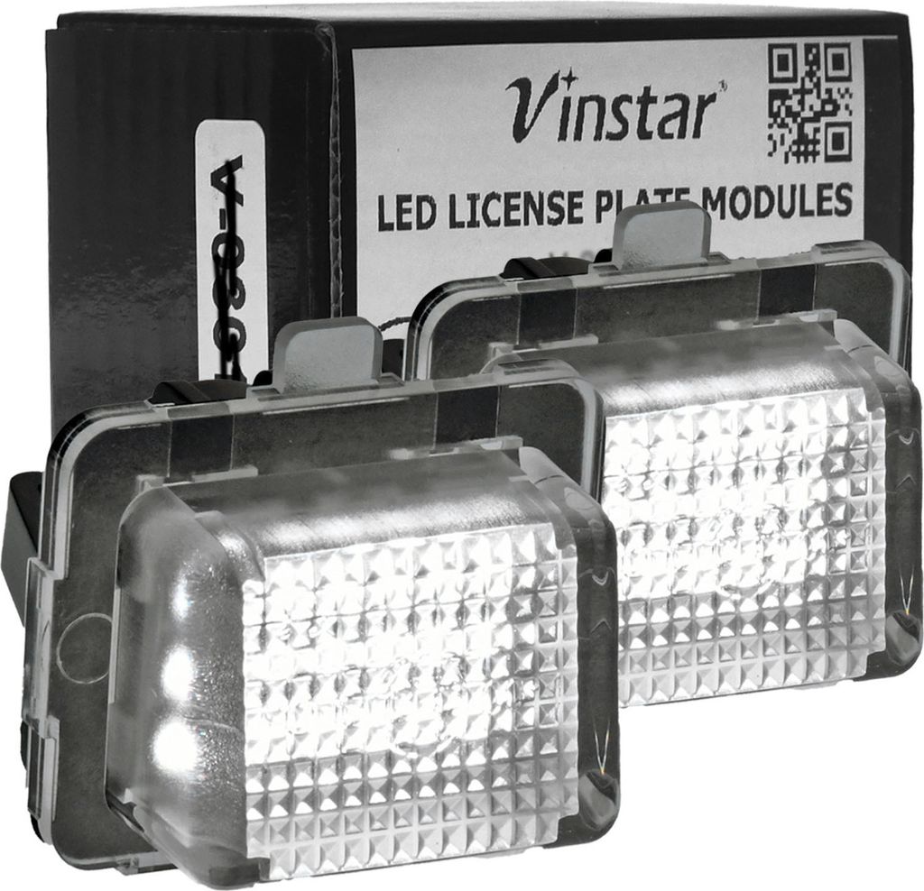 Vinstar LED Kennzeichenbeleuchtung kompatibel mit Mercedes Benz W204 W212 W216 W221 W207 C207