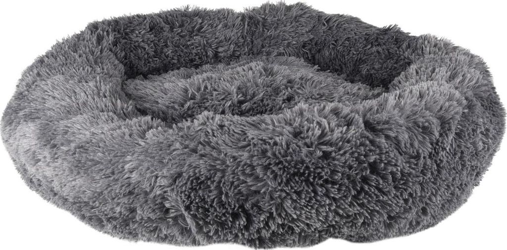 Flamingo Hundebett Krems rund dunkelgrau, Maße. 70 cm