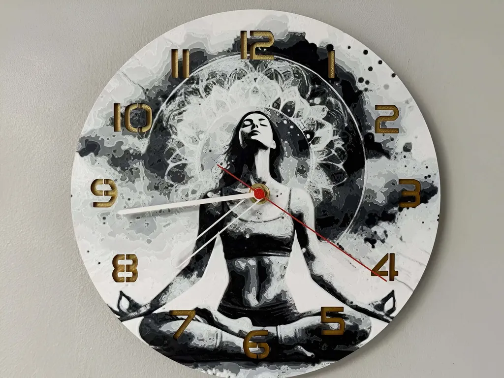 Horloge Murale ZenTime Edition Ø 245mm : Lisibilité et Design Calme