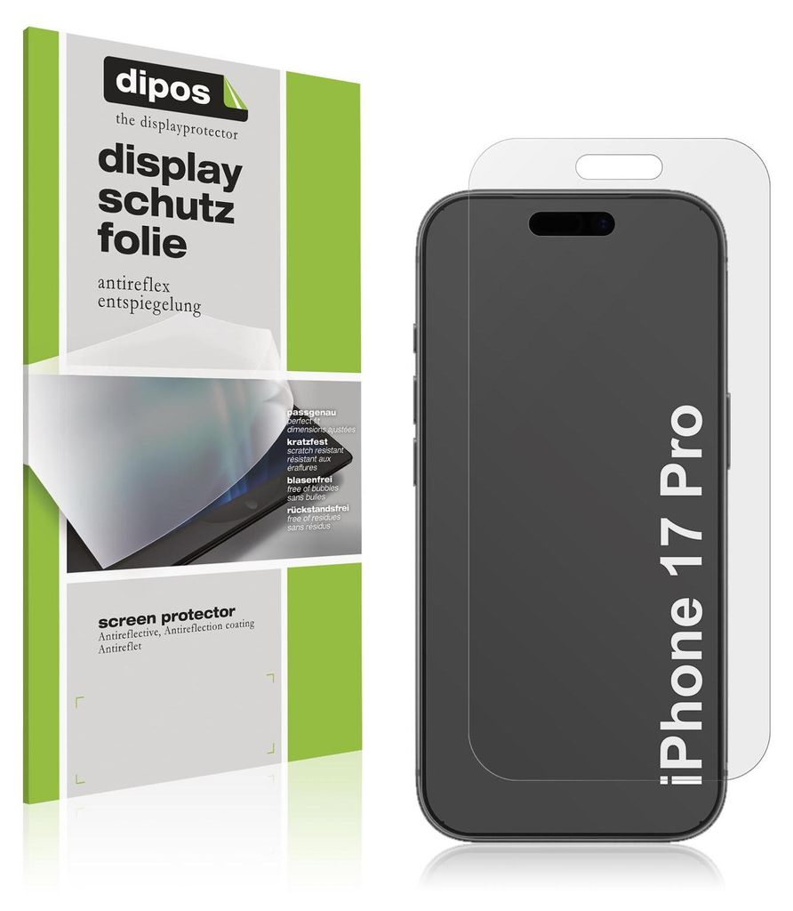 4x Pellicola Protettiva per Apple iPhone 17 Pro Protezione Immagine del prodotto 