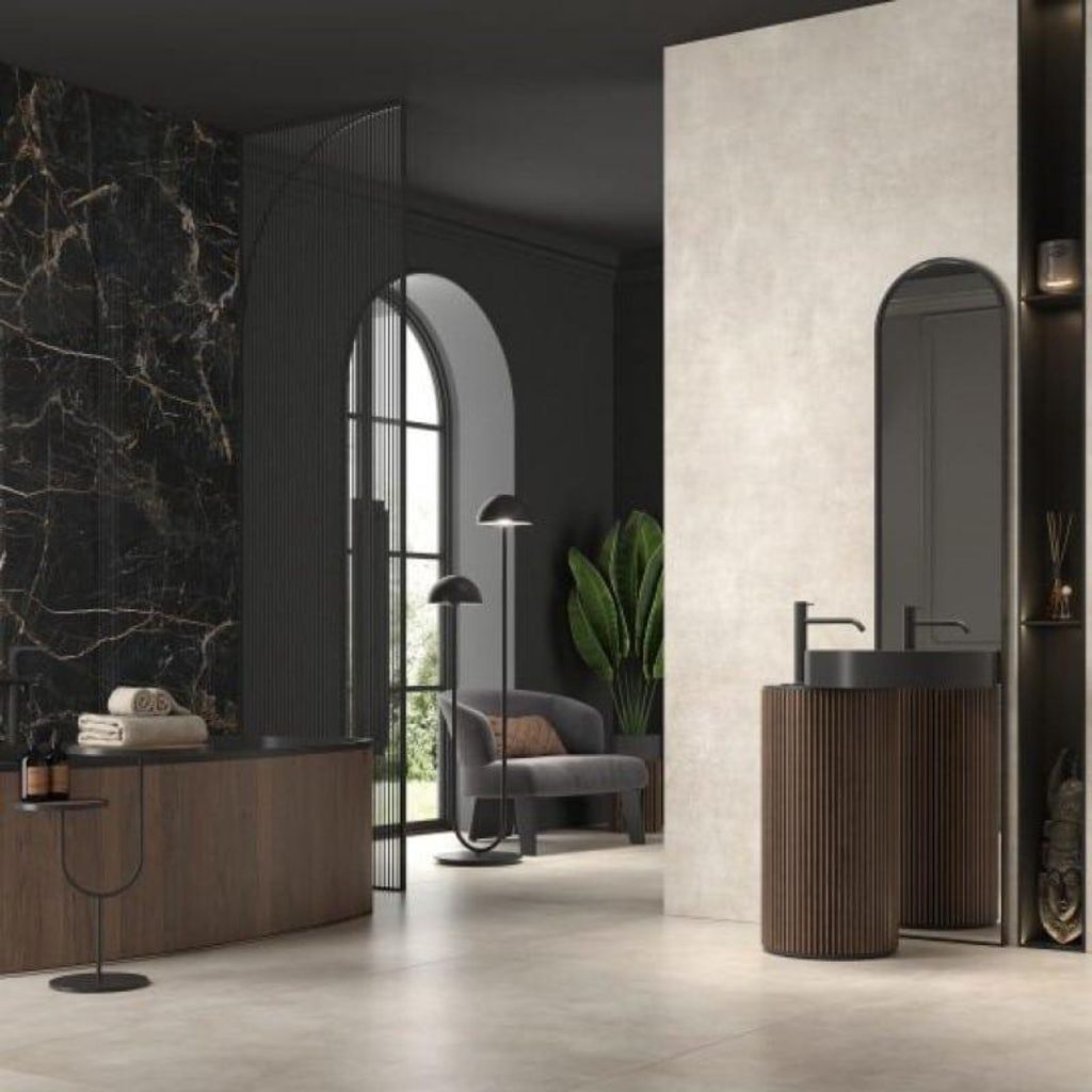 Fliesen Betonoptik Beige 45x45 cm CASA39 Casalgrande Padana Eco Concrete