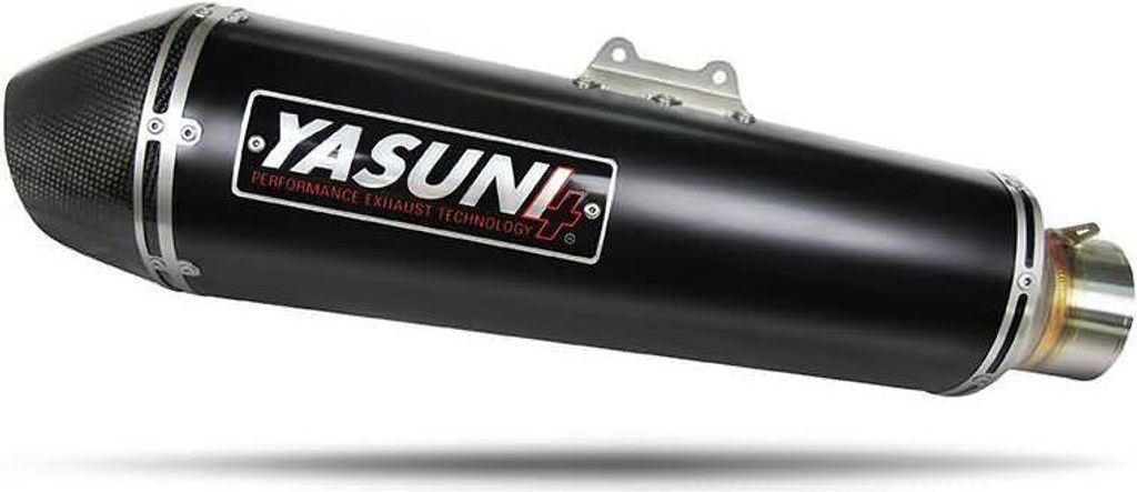 Auspuffanlage Yasuni Scooter 4 Black Edition mit Zulassung, Carbon für Vespa GTS Super Sport GT Gran Turismo 125 / 200 ccm