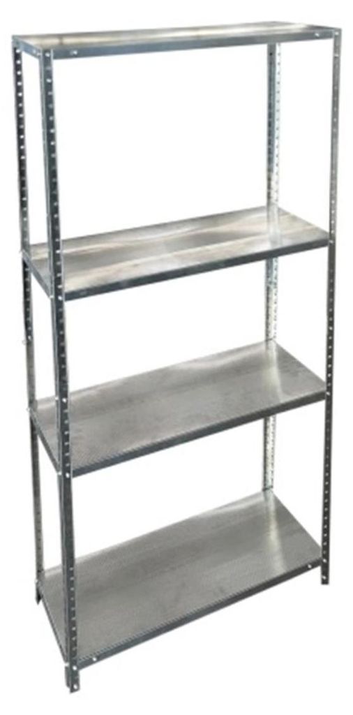 Metalowy Regał 150X75X30Cm 4X50Kg Zdjęcie produktu 