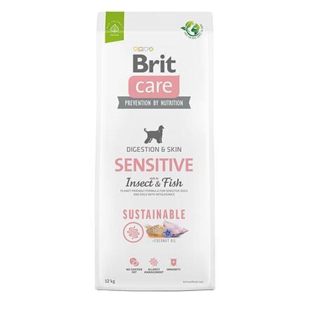 Brit Care Dog Sustainable Sensitive varianten 12 kg