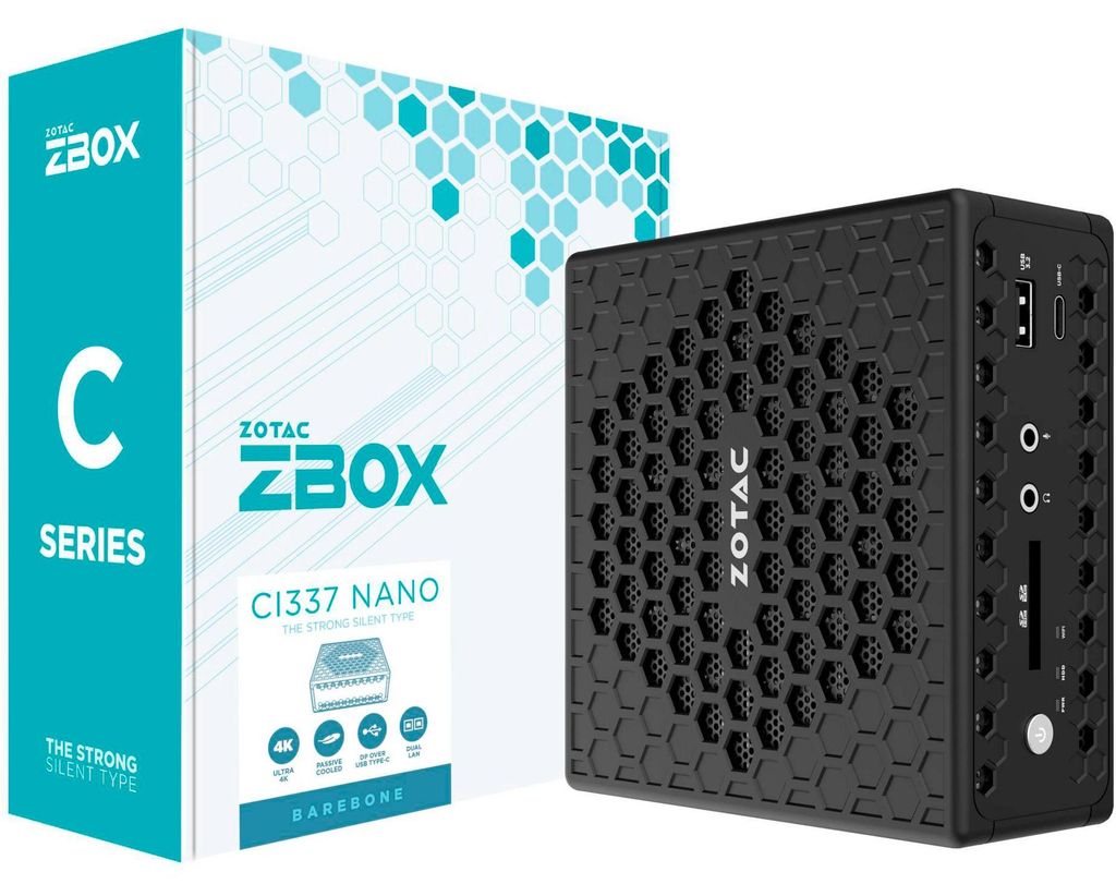 ZOTAC ZBOX-CI337NANO N100 Intel DDR5 HDMI DP - Server-Barebone - DDR5