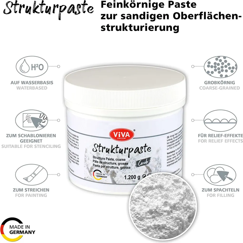 Strukturpaste 1,2 kg - Weiß Grob - | Kaufland.de