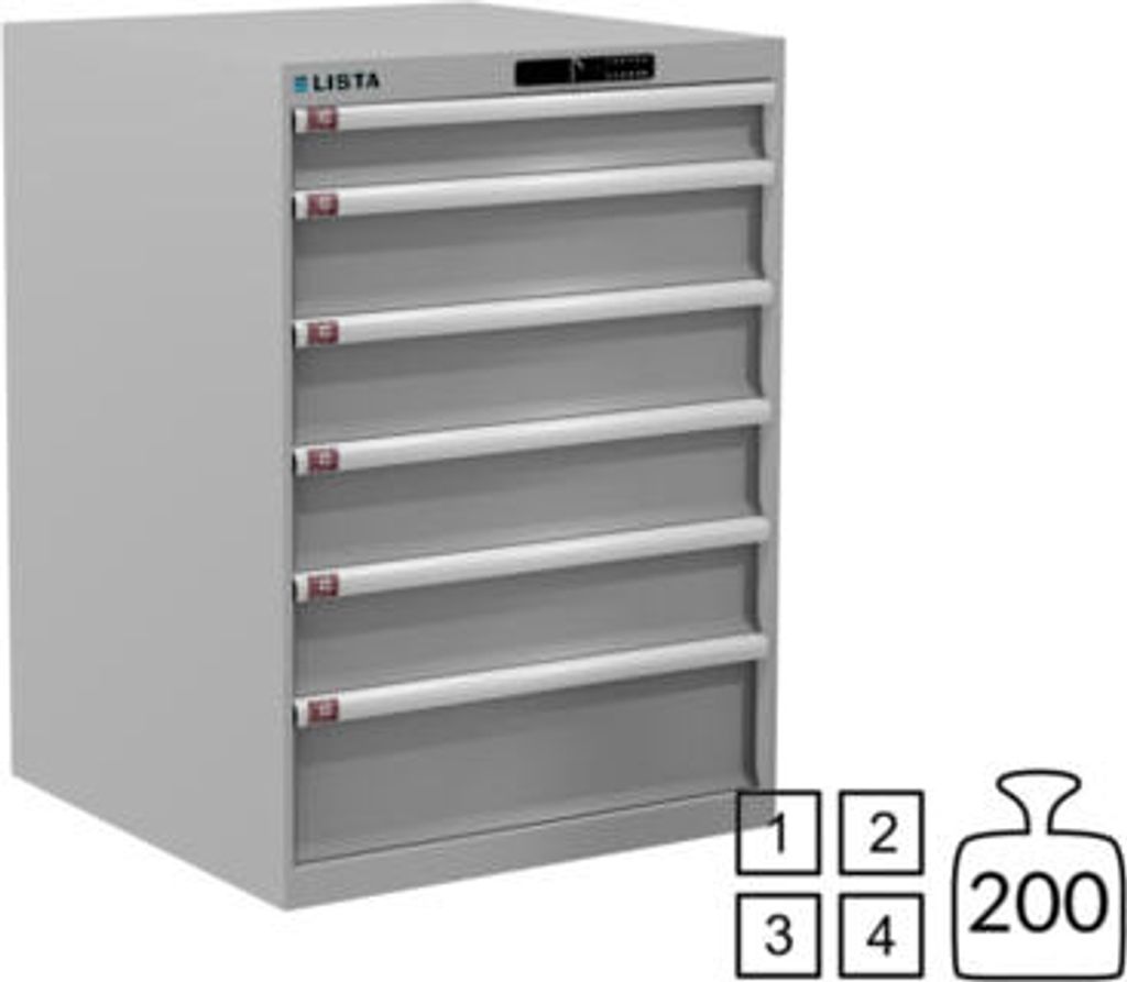Lista Schubladenschrank - 78.173.020 - 1.000x717x725 mm Produktbild 