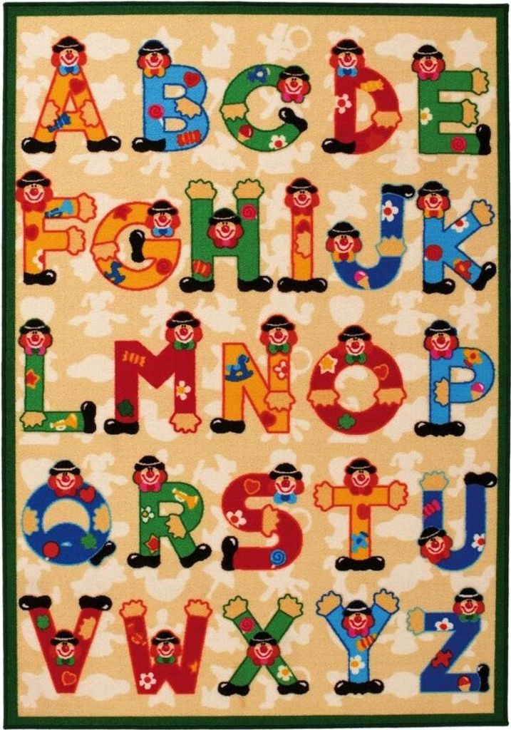 Sevi 60531 Kinderteppich Alphabet100 x140cm