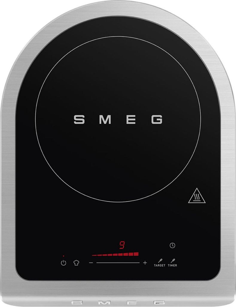 SMEG Tragbares Induktionskochfeld Schwarz Produktbild 
