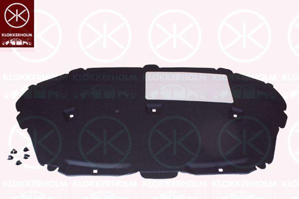 KLOKKERHOLM 66142850 Motorraumisolierung OE 5F0863831 kompatibel mit Leon
