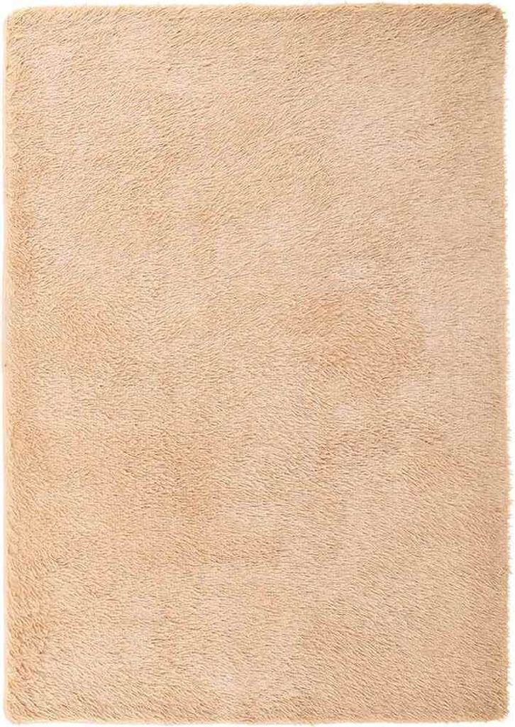 "WINTER SALE"Teppich - hochwertigem design - für Wohnzimmer, Schlafzimmer, Shaggy Hochflor NAVARRA Beige 240x340 cm Polyester - Designerteppiche N...