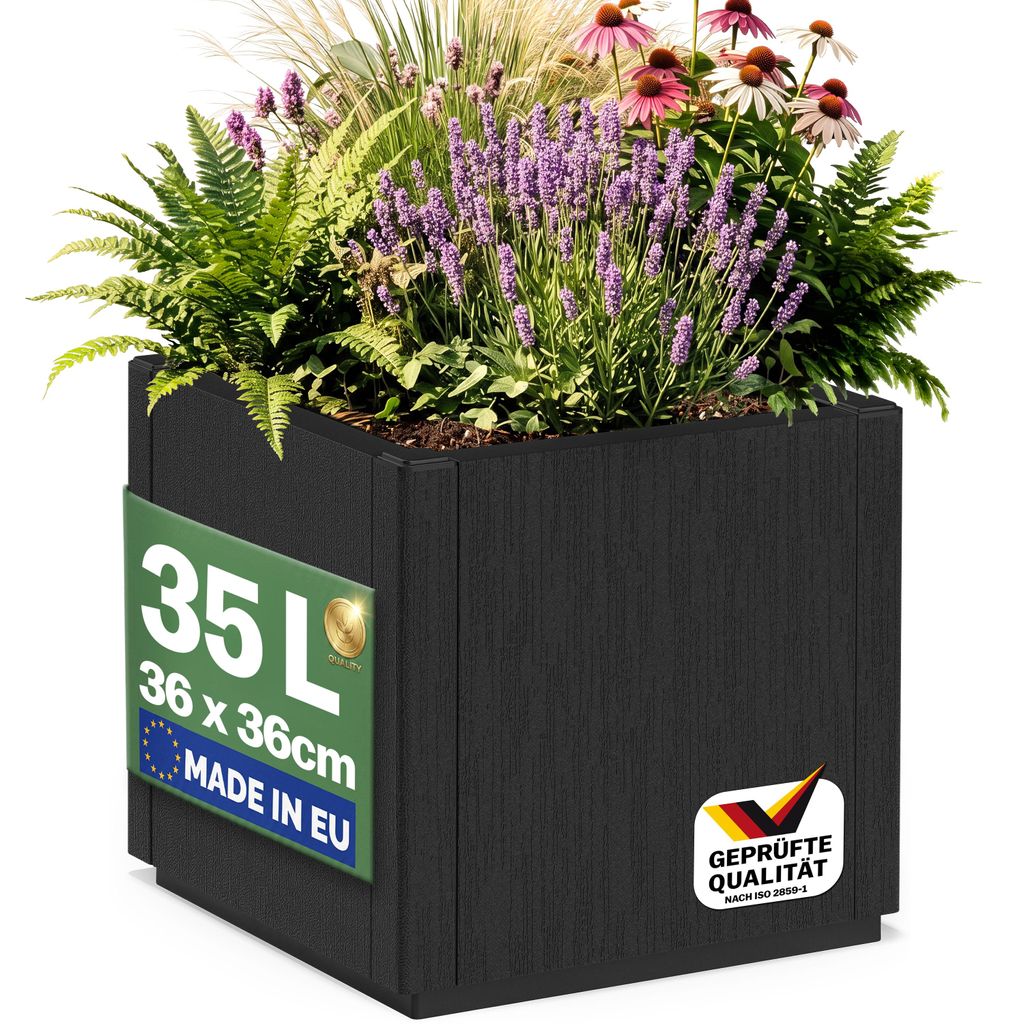 CASARIA Blumenkasten Ethica 35L quadratisch 36 x 36 x 35 cm Produktbild 