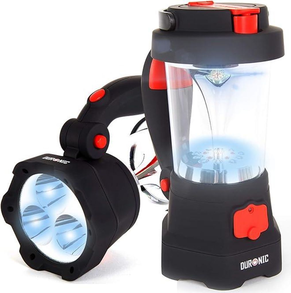 Lampada Duronic Hurricane - Lampada da campeggio con torcia Immagine del prodotto 