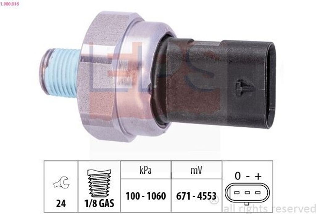 EPS Öldrucksensor 1.980.016 für HYUNDAI Tucson (TL, TLE)