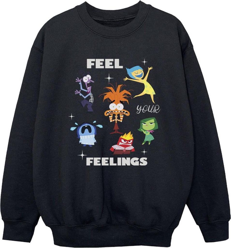 Inside Out 2 - "Feelings" Sweatshirt für Jungen BI54719 (104) (Schwarz)