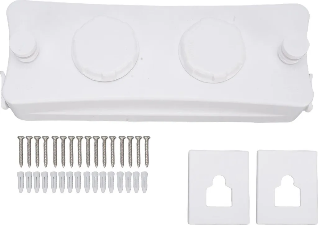 Séchage du linge intérieur : double corde rétractable gain de place inox