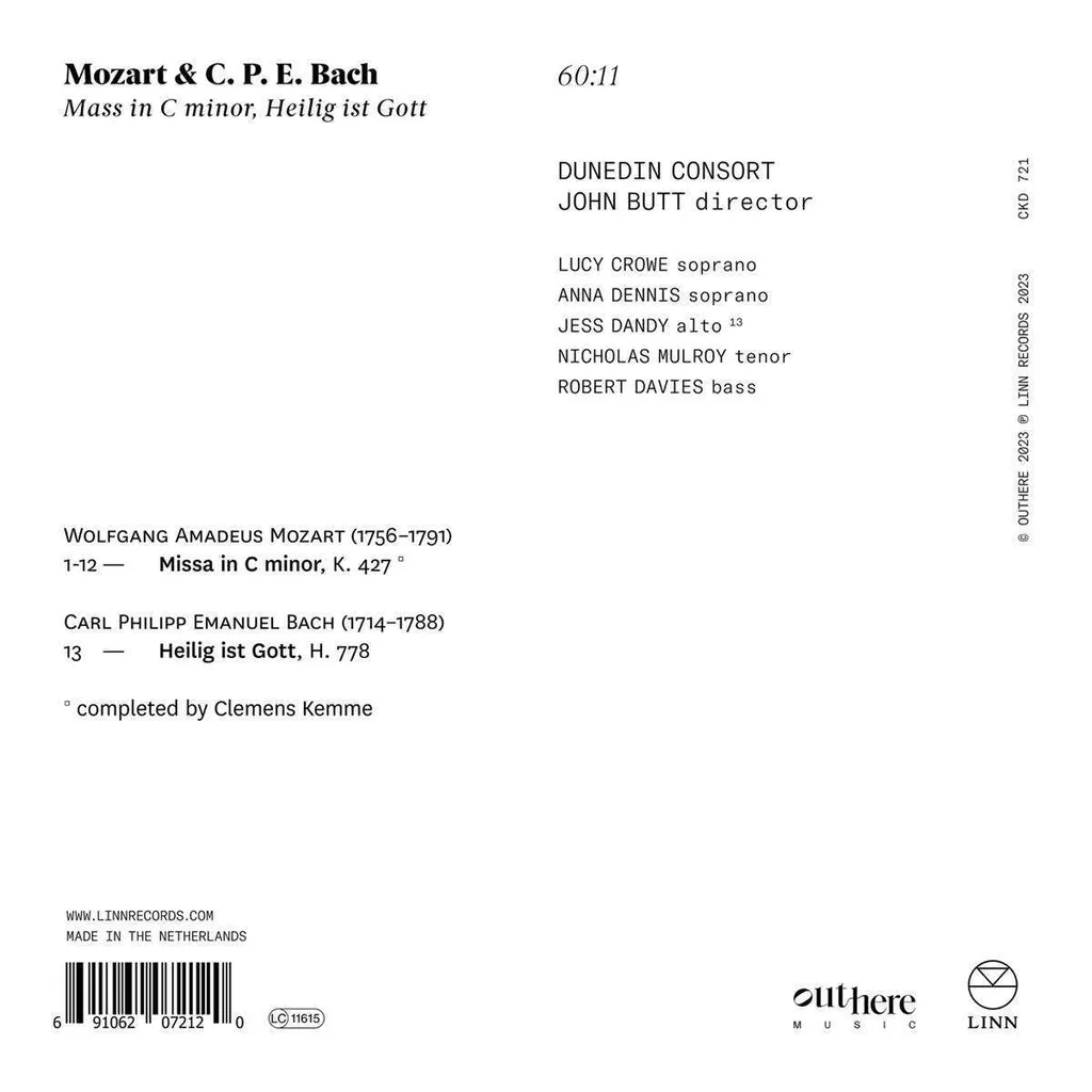 Partition Messe en do mineur KV 427 - Version Dennis Saint Dieu Complète