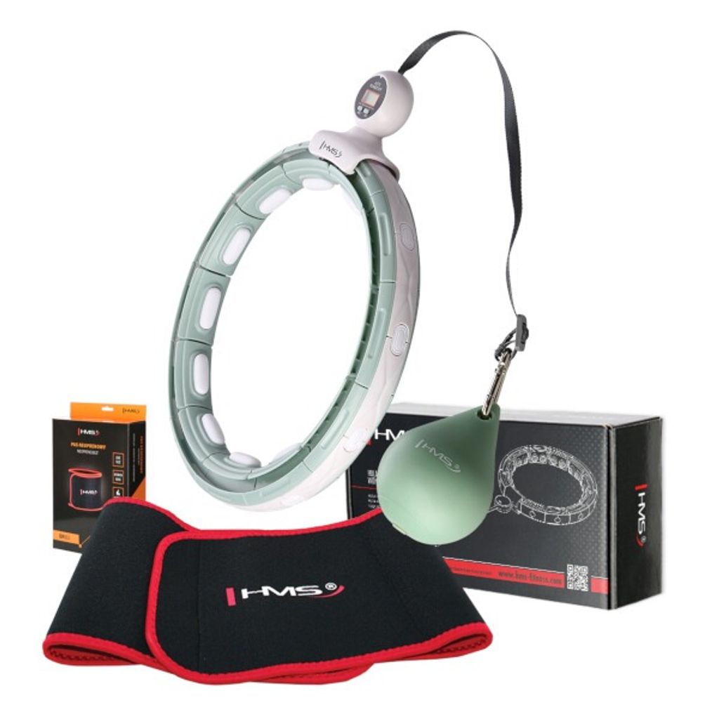 HMS HHM15 hula hoop massage set with weights, magnets and Image du produit 